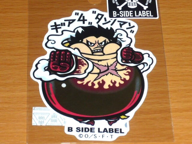 ◆ワンピース ステッカー◆ルフィ ギア4 タンクマン◆B-SIDE LABEL◆拍卖