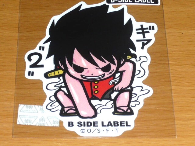 ◆ワンピース ステッカー◆ルフィ ギア2◆B-SIDE LABEL◆拍卖