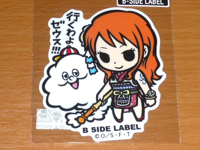 ◆ワンピース ステッカー◆ナミ&ゼウス 行くわよゼウス◆B-SIDE LABEL◆拍卖