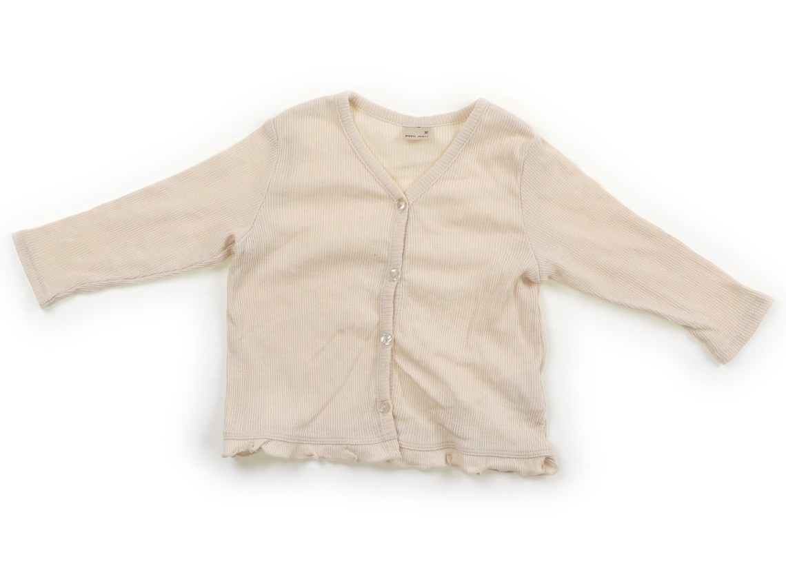 プティマイン petit main カーディガン 90サイズ 女の子 子供服 ベビー服 キッズ拍卖