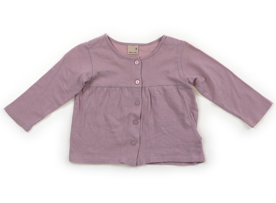プティマイン petit main カーディガン 90サイズ 女の子 子供服 ベビー服 キッズ拍卖