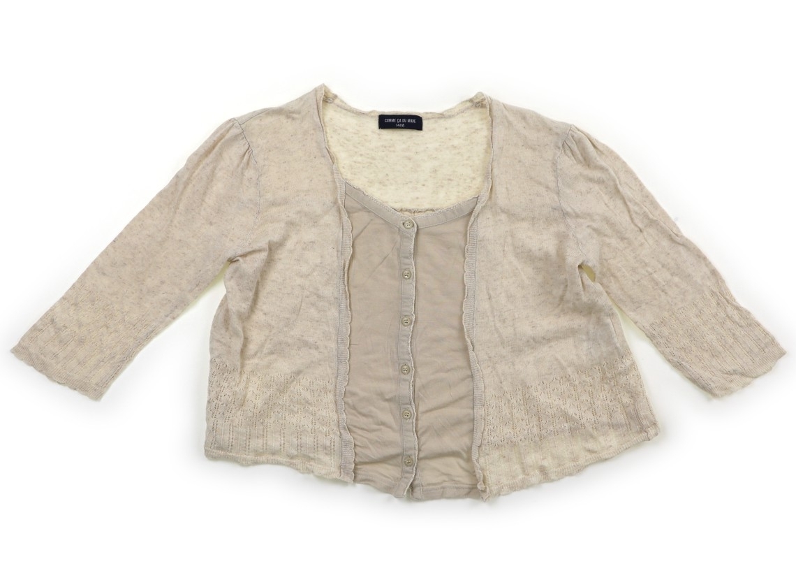 コムサデモード COMME CA DU MODE カーディガン 140サイズ 女の子 子供服 ベビー服 キッズ拍卖