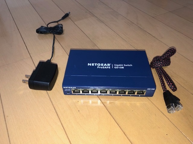 【中古美品 通電確認済】NETGEAR PROSAFE GS108v4 8ポート ギガビット 10/100/1000Base-T スイッチハブ Gigabit Switch Hub拍卖