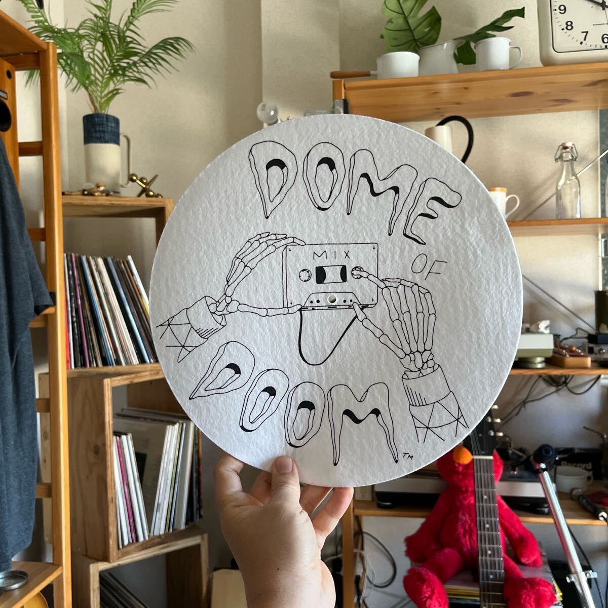 レコード スリップマット DOME OF DOOM USED 配送料無料 RECORD SLIP MAT ELECTRONIC CASSETTE TAPE ANALOG VINYLE テープ アナログ BEAT拍卖