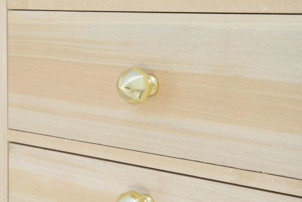 真鍮製つまみ ヴィクトリアン オクタゴナル 1インチ(約27mm)拍卖