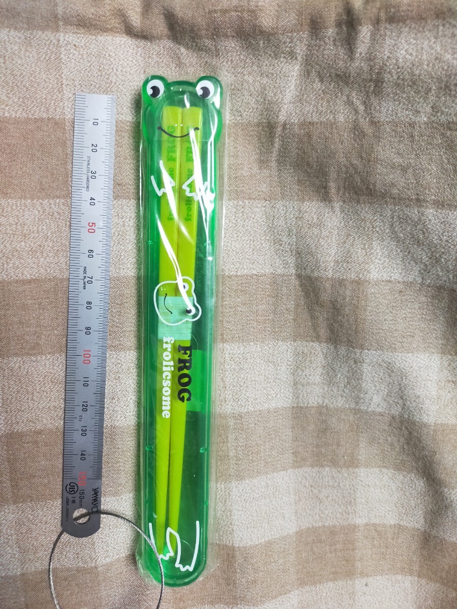 箸 はし カエル 蛙 未使用 未開封 ケース付き拍卖