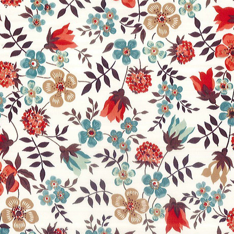 リバティ タナローン カットクロス Edenham エデナム(アイボリー)(50cm×50cm)(LIBERTY エディナム はぎれ ハギレ 生地 綿100% 花柄)拍卖