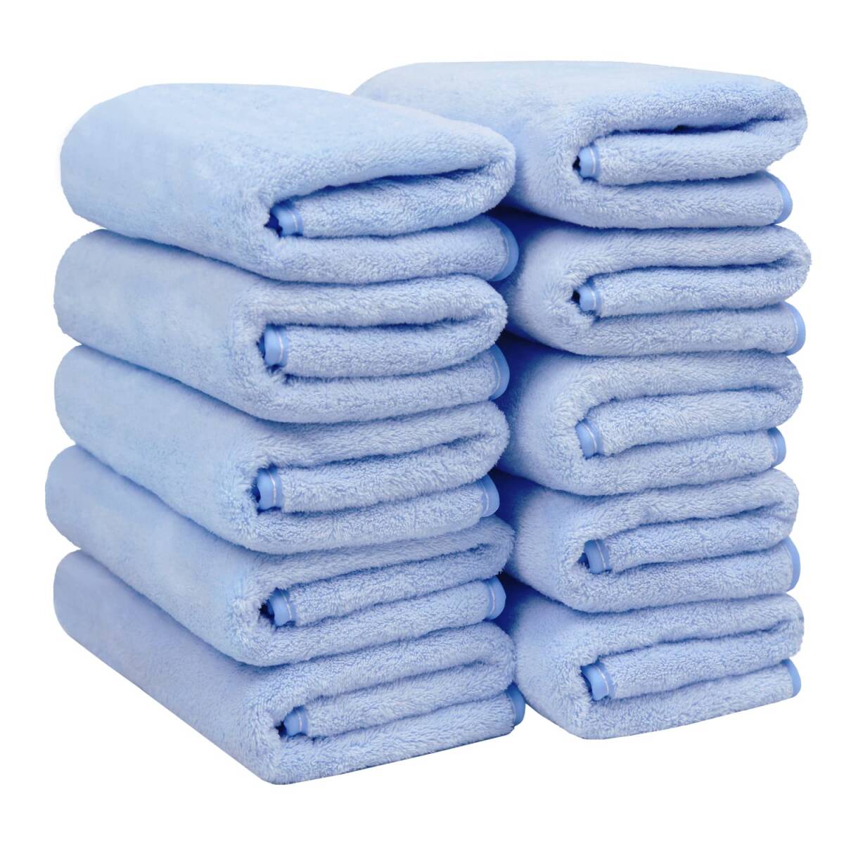 高速 ふわふわ 吸水 柔らかい 速乾 約35X75cm 通気 10枚セット 人気 マイクロファイバー 家庭/業務用 フェイスタオル拍卖