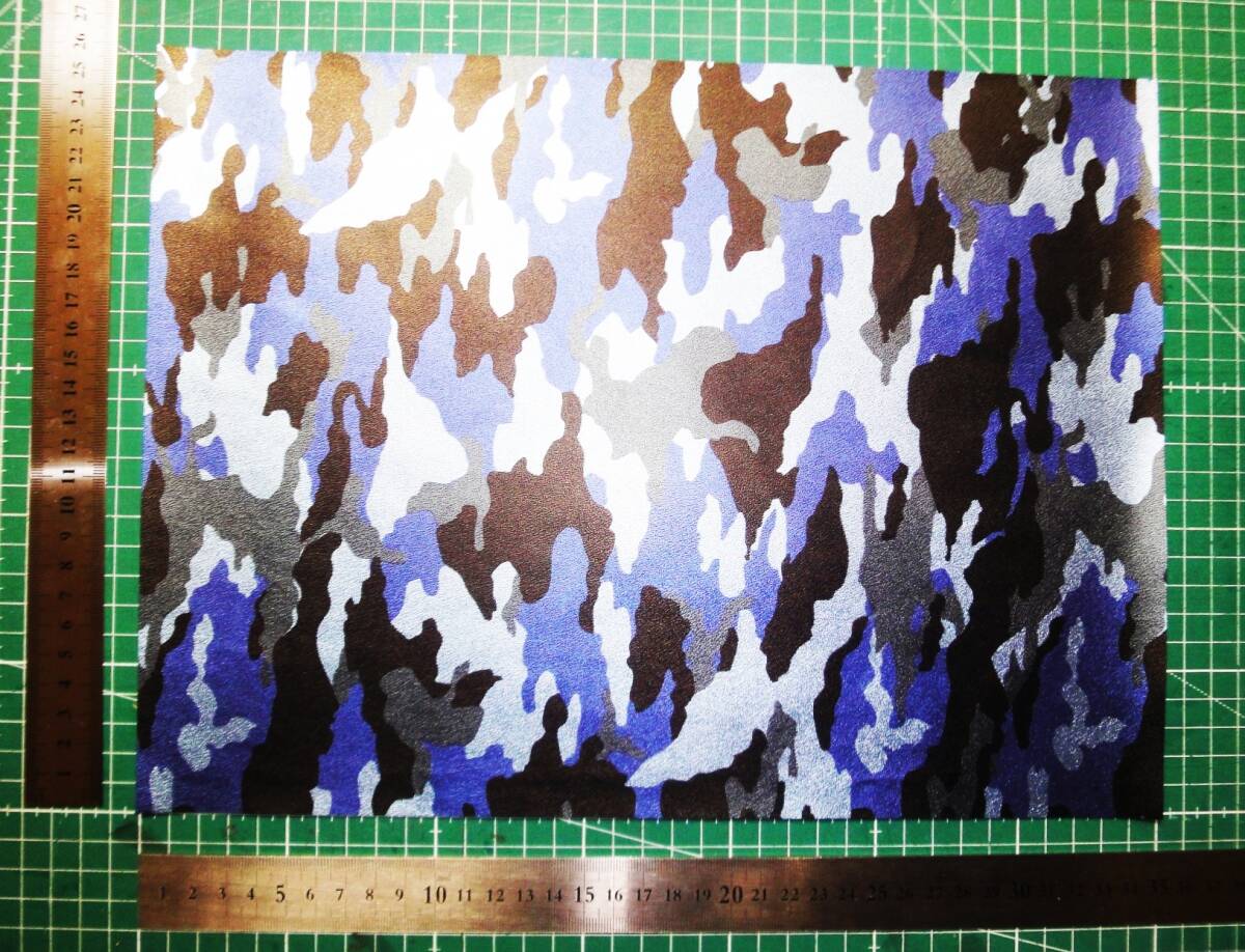 新品 合成皮革 合皮 はぎれ カモフラージ 01 34㎝×25㎝ 合皮生地 フェイクレザー 手芸用 生地 ハンドメイド DIY カスタム ハギレ拍卖