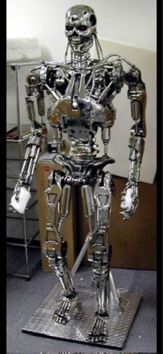 新品 1/1 ターミネーター エンドスケルトン 等身大 フィギュア 映画撮影用型からの製作品 ハリウッド シュワルツネッガー拍卖