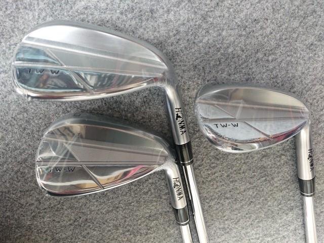 HONMA ツアーワールド TW-W 2024 Chrome クロムメッキ ウェッジ 50°&54°&60°/8° 3本セット NS950GH neo (R) 日本仕様 未使用品拍卖