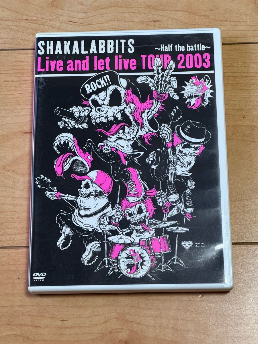 【美品】SHAKALABBITS シャカラビッツ Live and let live TOUR 2003 LIVE DVD拍卖