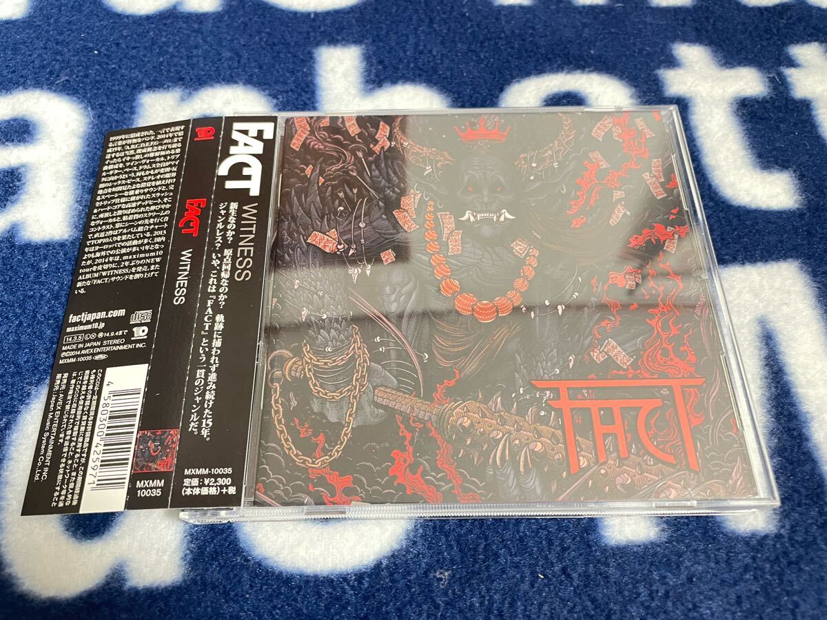 【ステッカー付】【CD】◆即決 帯付◆美盤 中古■【FACT ファクト / WITNESS】■MXMM10035 co3 shadows CAFFEINE BOMB RECORDS拍卖
