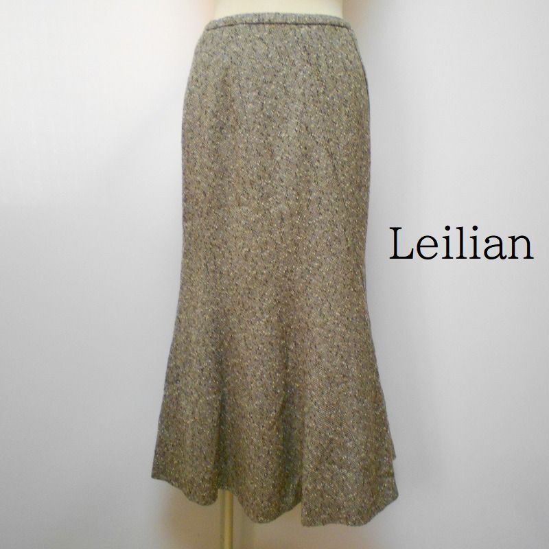 936443 Leilian レリアン 茶系 ロングスカート 拍卖