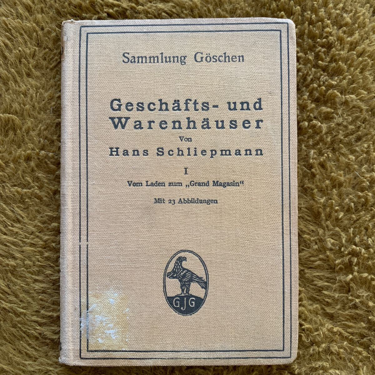 即決!洋書 ドイツ語表記★ ゲッシェンコレクション 商業施設と百貨店 ハンス シュリープマン著 1913年?拍卖