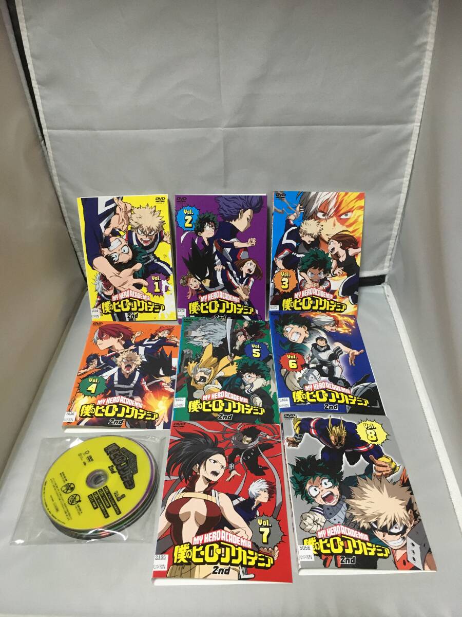DVD 僕のヒーローアカデミア 2nd 全8巻セット レンタル 難あり拍卖