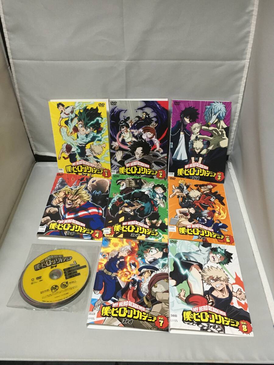 DVD 僕のヒーローアカデミア 3rd 全8巻セット レンタル拍卖