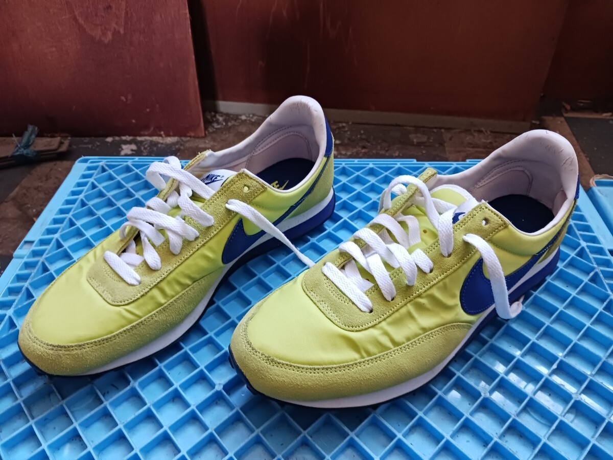 試着のみ NIKE ナイキ ELITE 26cm 311082‐341 エリート ローカットスニーカー イエロー拍卖