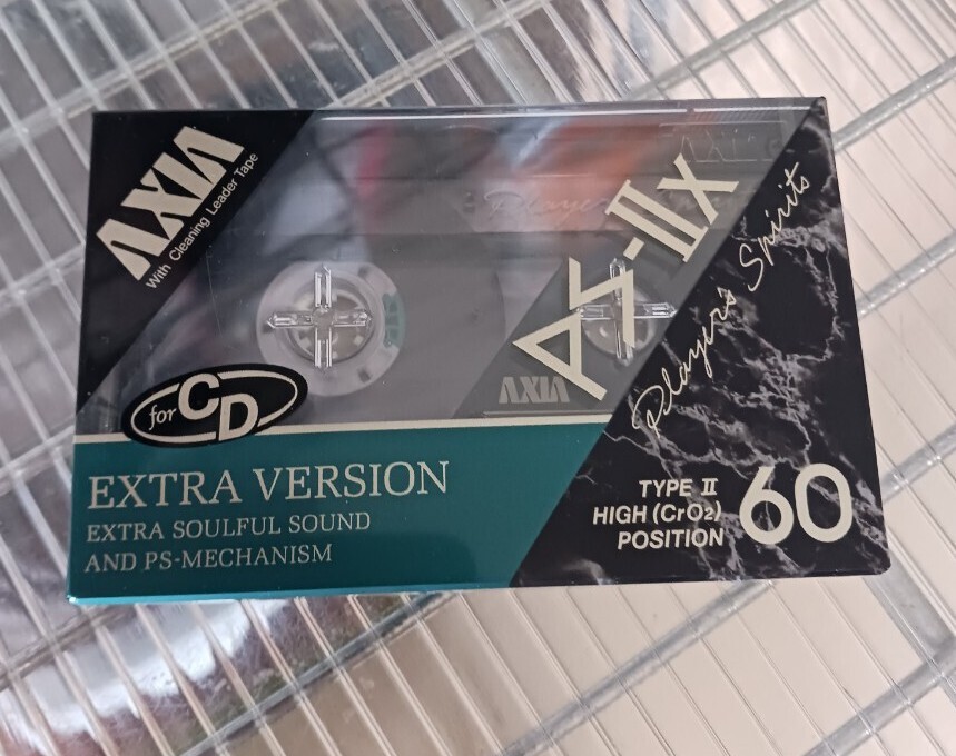 未開封 AXIA PS-ⅡX ハイポジション 60分 カセットテープ TAPE2 ハイポジ ハイポジ アクシア拍卖