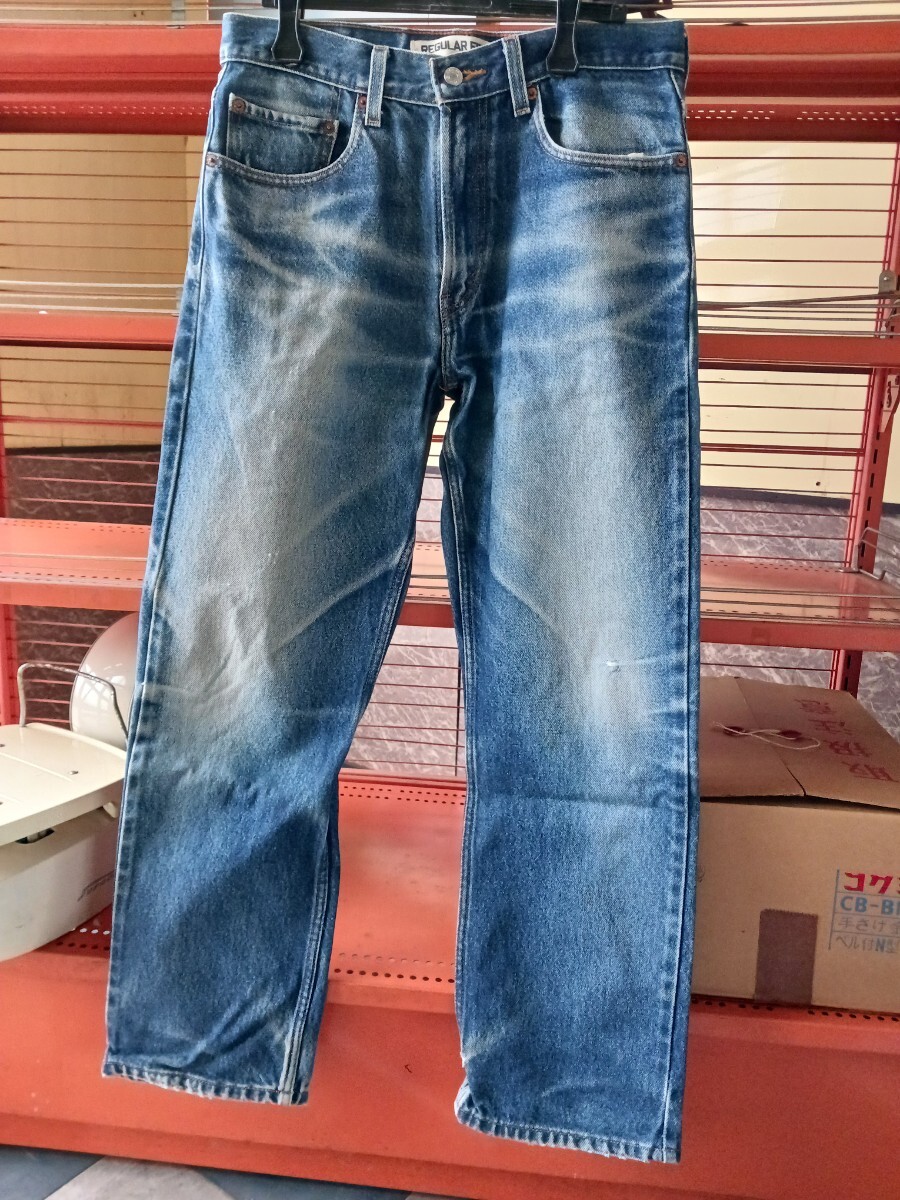 リーバイス 505 リーガルフィット W32 L30 レソト デニム パンツ 紙パッチ インディゴ LEVI'S 459 304拍卖