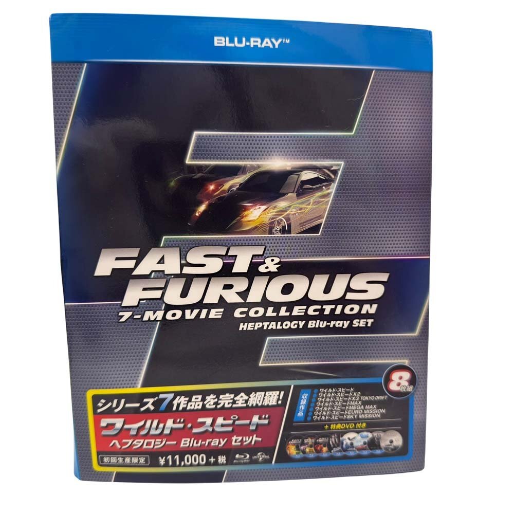 南店25-771 ワイルドスピード ヘプタロジー セット ブルーレイ 7作品セット FAST&FURIOUS 7 MOVIE COLLECTION Blu-ray Bluray拍卖