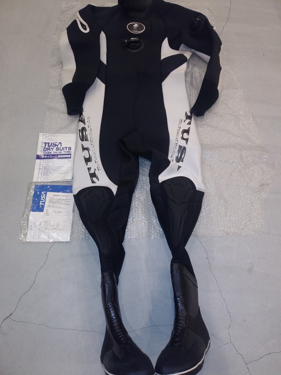 TUSAドライスーツ ブーツ27センチ LXサイズ拍卖
