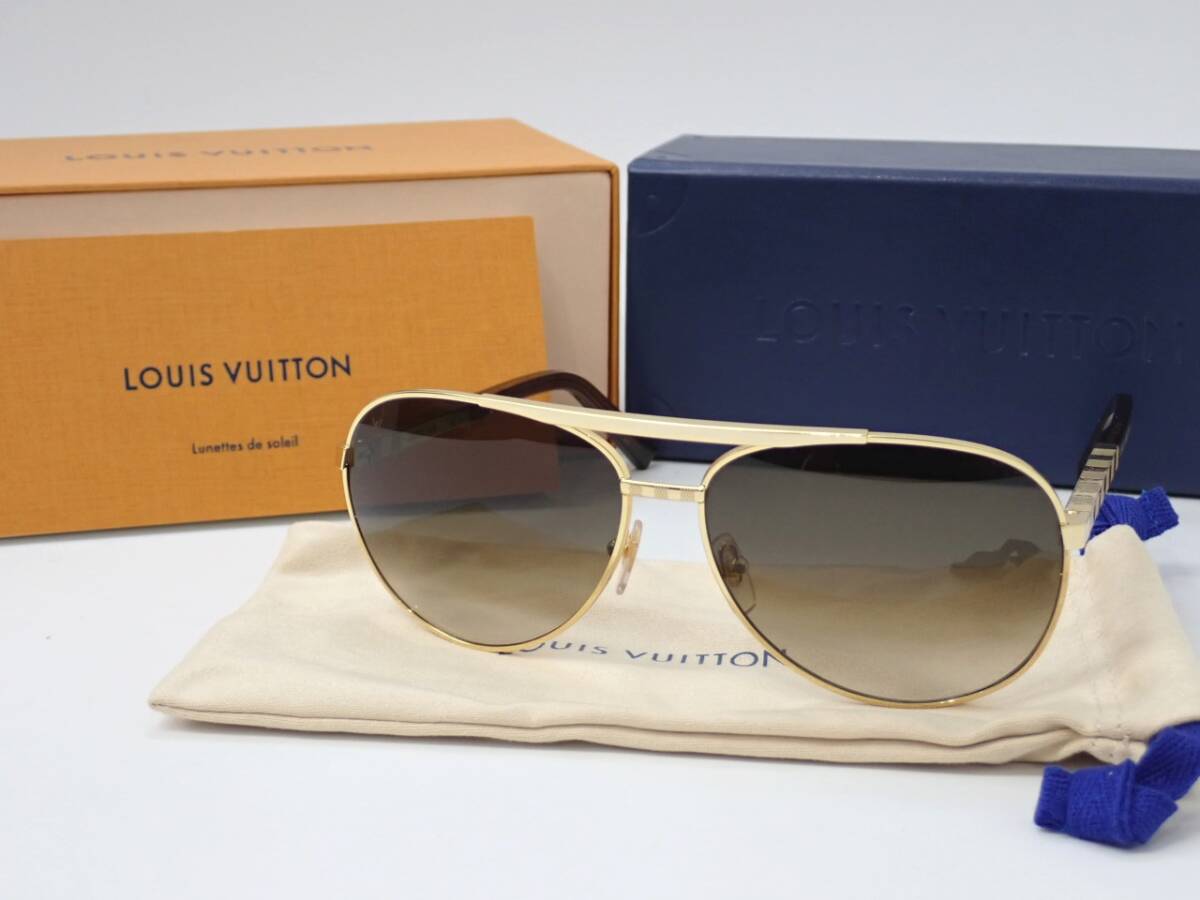 【現行/美品】LOUIS VUITTON ルイ ヴィトン サングラス ダミエ アティテュード 装飾小物 ファッション小物/REC0303-40000拍卖