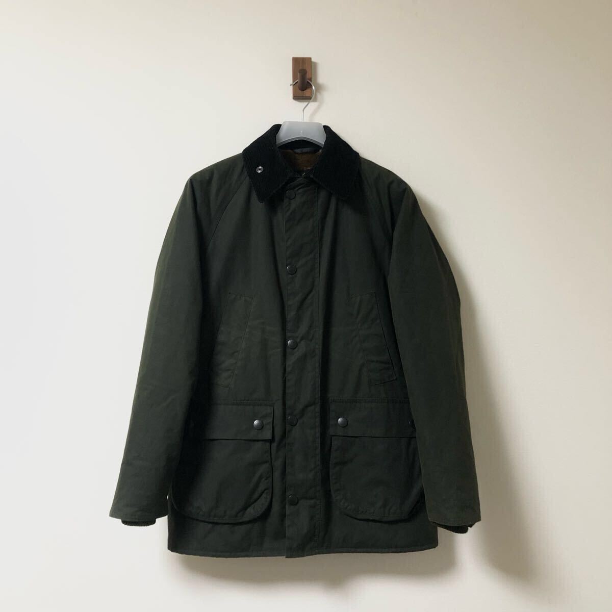 冬仕様 BARBOUR SL BEDALE JR ファー オイルドジャケット バブアー カーキ 1502380 4102641 ビデイル拍卖