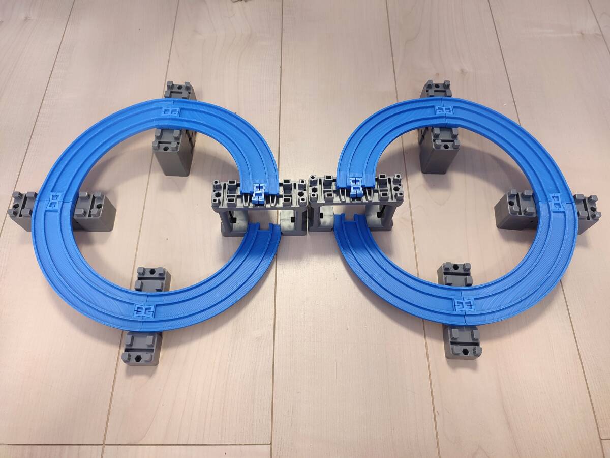 プラレール互換 90度 自作 坂レール 8本 検)レール・線路・大量・まとめ・中古・曲線・ポイント・プレゼント・クーポン・3Dプリンター拍卖