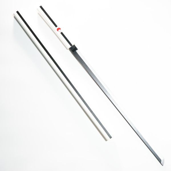 コスプレ サスケ 刀 剣 武器 草薙の剣 ナルト 木製 うちはサスケ 白 ホワイト 道具 マーク 国内拍卖