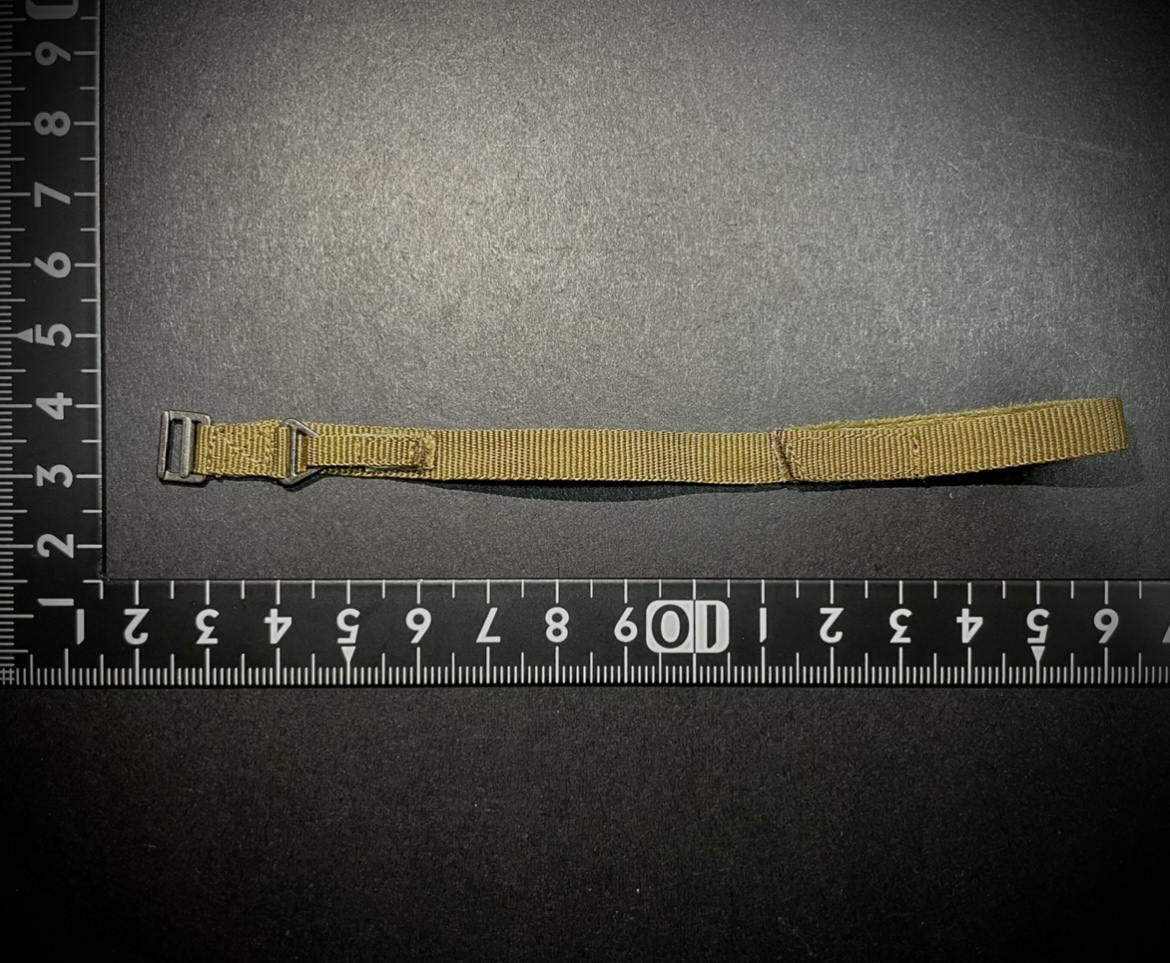 【売り切り/値上げ予定】DAMTOYS 模型 1/6 スケール 男性 フィギュア用 部品 衣装 服 装備 ベルト パンツベルト マジックテープ付き(未使用拍卖