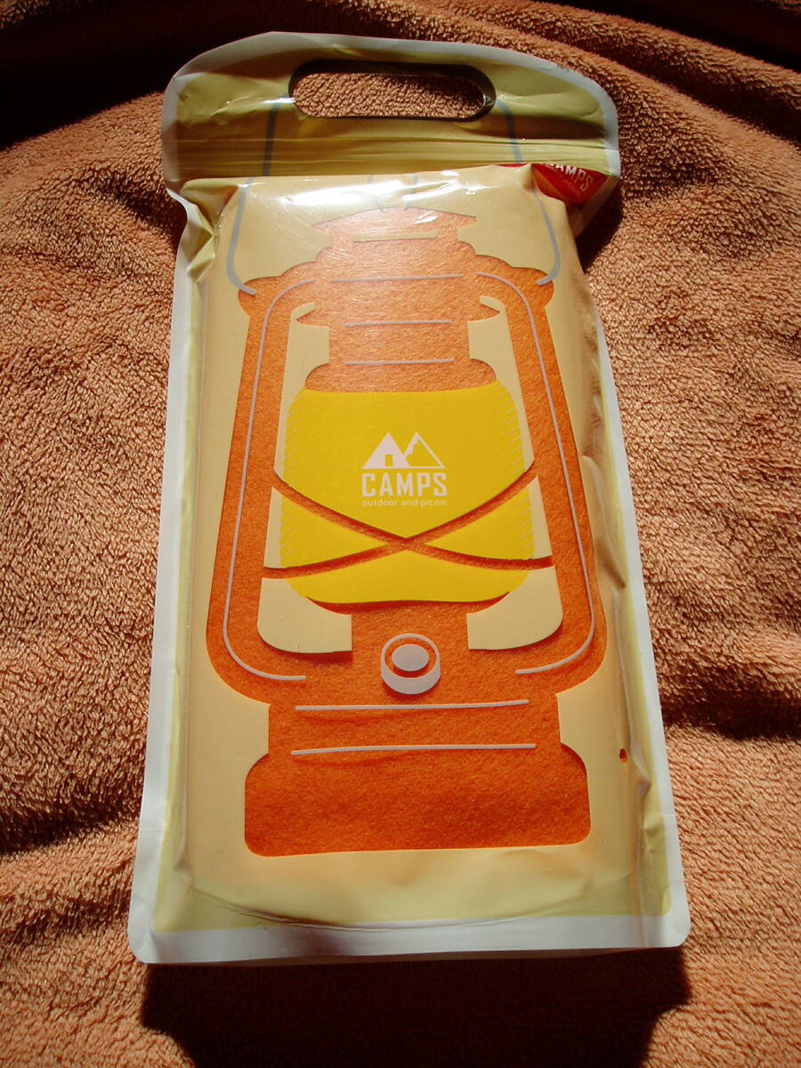 未使用【CAMPS】ランタンブランケット(オレンジ)600×900mm拍卖