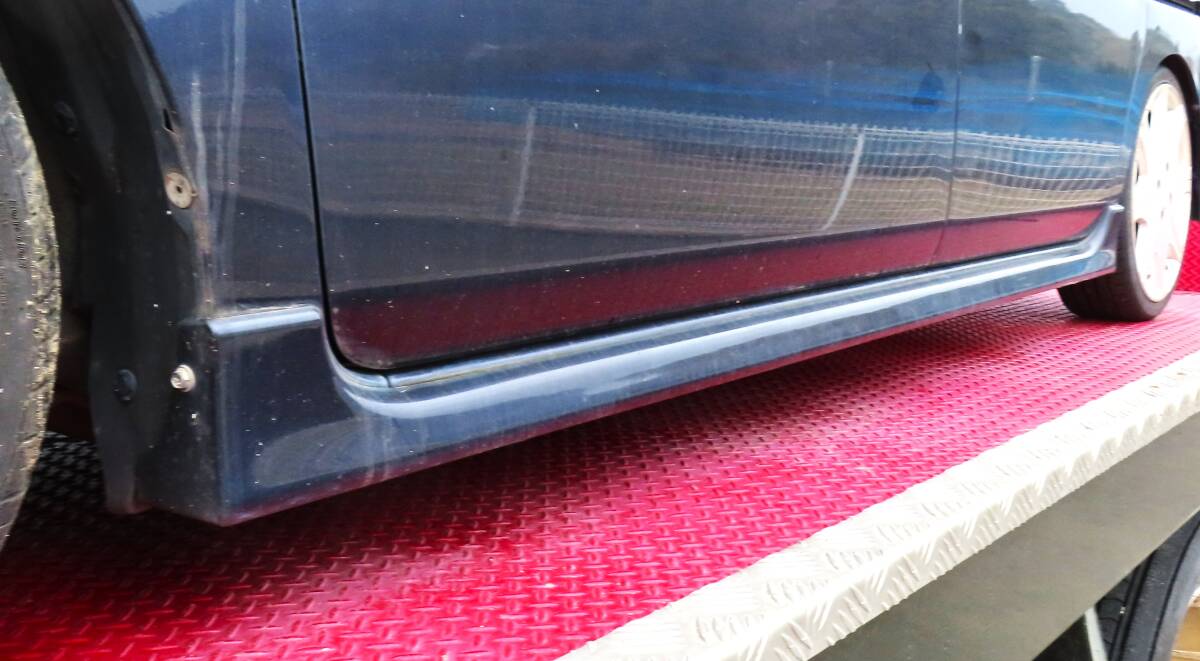 H20 CBA-L375S L385S タント カスタム 前期 KF-DET CVT 純正 左側 サイドステップ サイドスカート / 7585 4L 090 / カラーB68 / 91225km拍卖