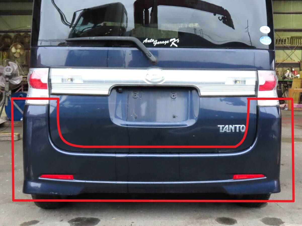 H20 CBA-L375S L385S タント カスタム 前期 KF-DET CVT 2WD 純正 リアバンパー Assy / 52159-B2420 / カラー B68 / 91225km拍卖