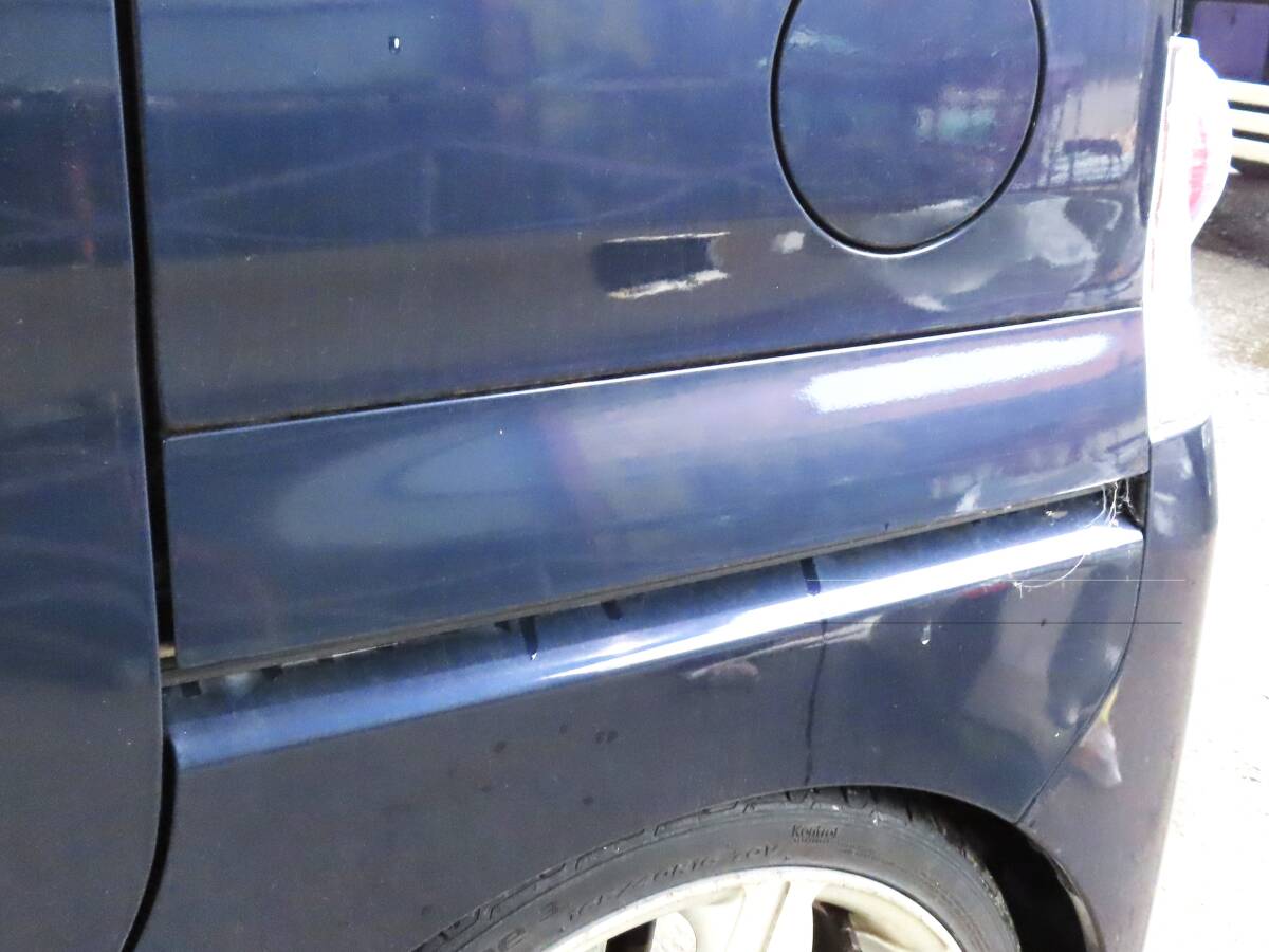 H20 CBA-L375S L385S タント カスタム 前期 KF-DET CVT 純正 左側 スライドドア スライドレール カバー パネル / カラーB68 / 91225km拍卖