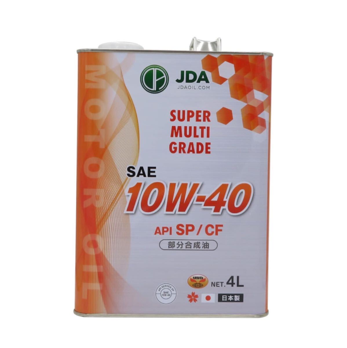 JDA エンジンオイル スーパーマルチグレードエンジンオイル 10W-40 SP/CF 4L 【4輪車用】拍卖