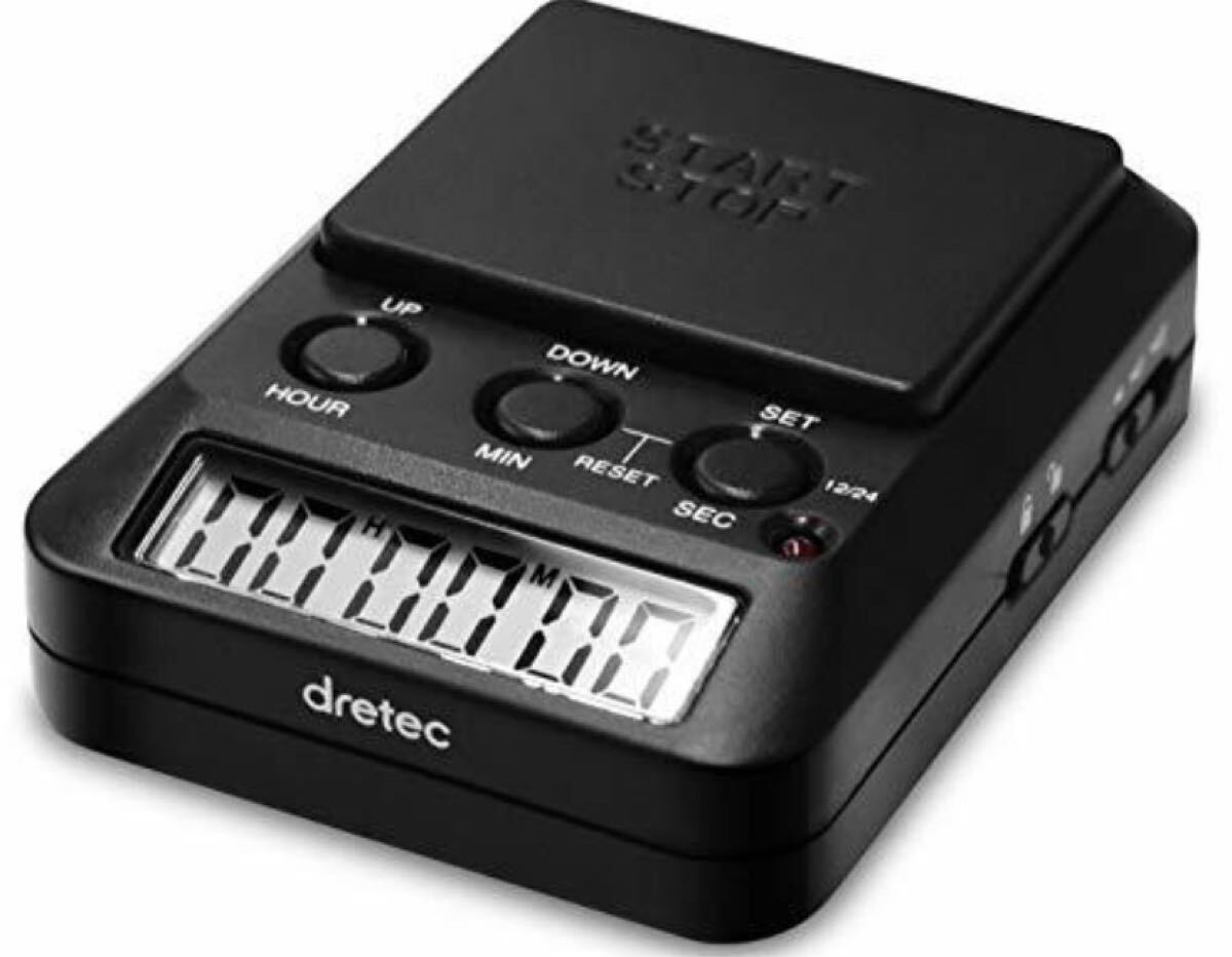 dretec(ドリテック) 勉強タイマー タイムアップ2 消音 T-587BK カラー ブラック拍卖