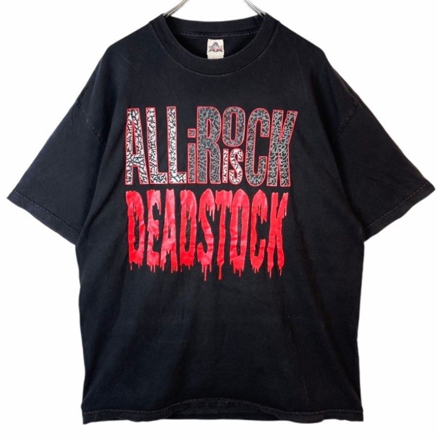 アルスタイルAlstyle Apparel半袖TシャツロックTアーティストミュージックHIPHOPヒップホップ両面プリント黒ブラック赤レッド白41219拍卖