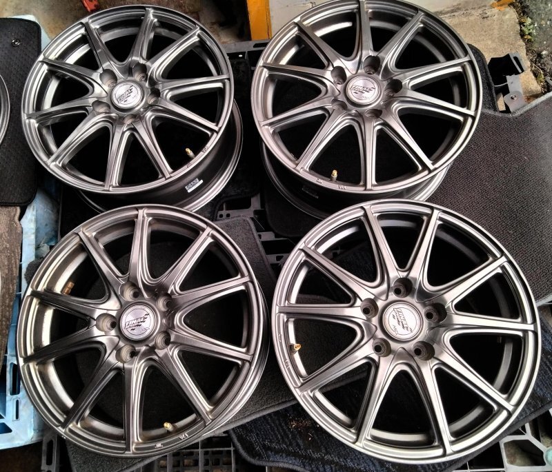 A-TECH MID FINAL SPEED 16インチ 16-6.5J+53 5穴114.3 アルミホイール 4本セット拍卖