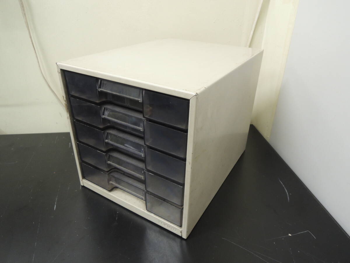 KOKUYO コクヨ 引き出し 5段 A4 幅230㎜、奥行330㎜、高さ260㎜ 事務用品 オフィス家具 #409拍卖