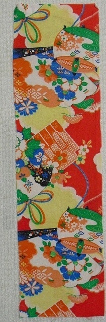 HK-03-02-4*65cm×18cm*平絹*和装小物*和装人形*はぎれ*古布*ハギレ*市松人形*リメイク素材*パッチワーク*細工*手洗い済み拍卖