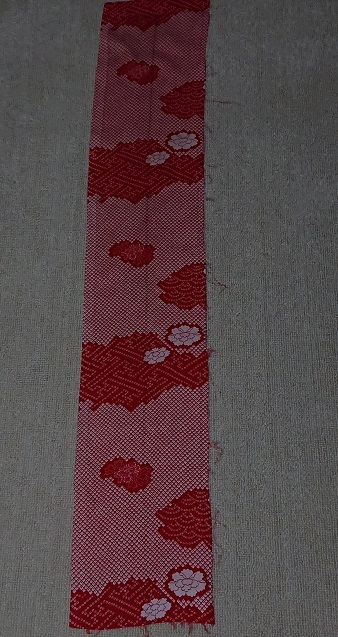 K-50-03-B*95cm×17cm*錦紗*正絹*市松人形*和装小物*和装人形*手作り人形*はぎれ*古布*リメイク*アンティーク*つるし雛*つるし飾り*手芸拍卖