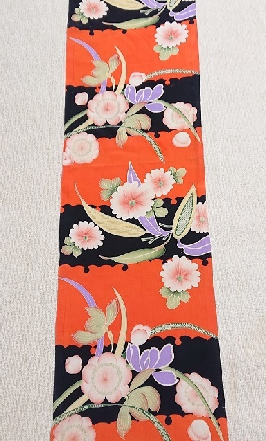 HK-05-01-C*125cm×34cm*平絹**正絹*市松人形*和装小物*和装人形*手作り人形*はぎれ*古布*リメイク*アンティーク*つるし雛*つるし飾り*手芸拍卖