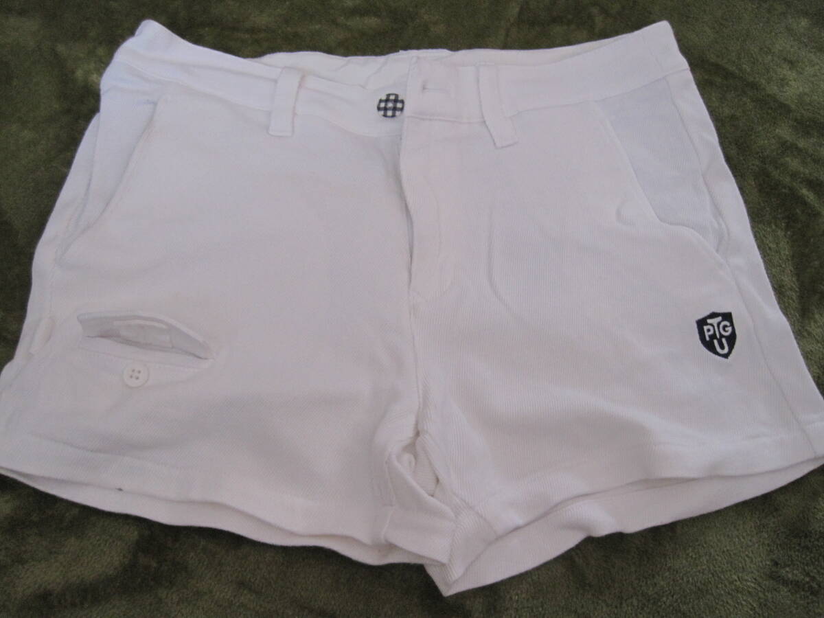 【☆☆PEARLYGETES シンプルなショートパンツ 1 ホワイト 】拍卖