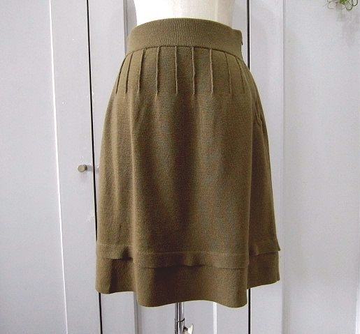 プリングル PRINGLE 1815 SCOTLAND スカート ニット ウール100%拍卖