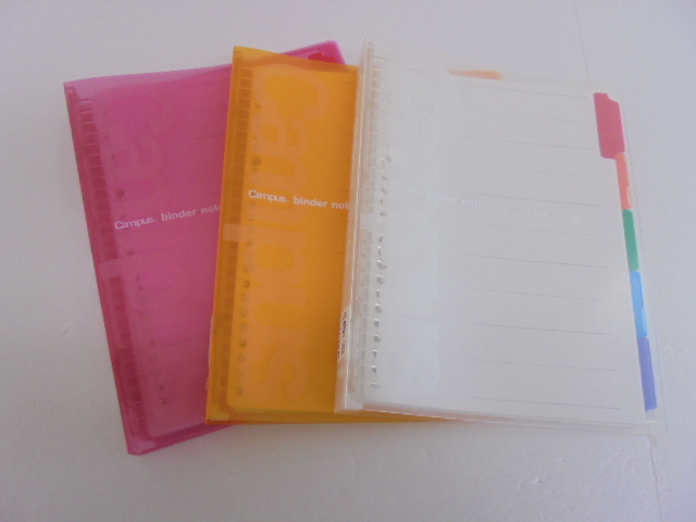 【KCM】□1pbg-236-3s★未使用品★ファイル 事務用品 コクヨ Campus スライドバインダー ノート ルーズリーフ B5 26穴 3冊セット拍卖