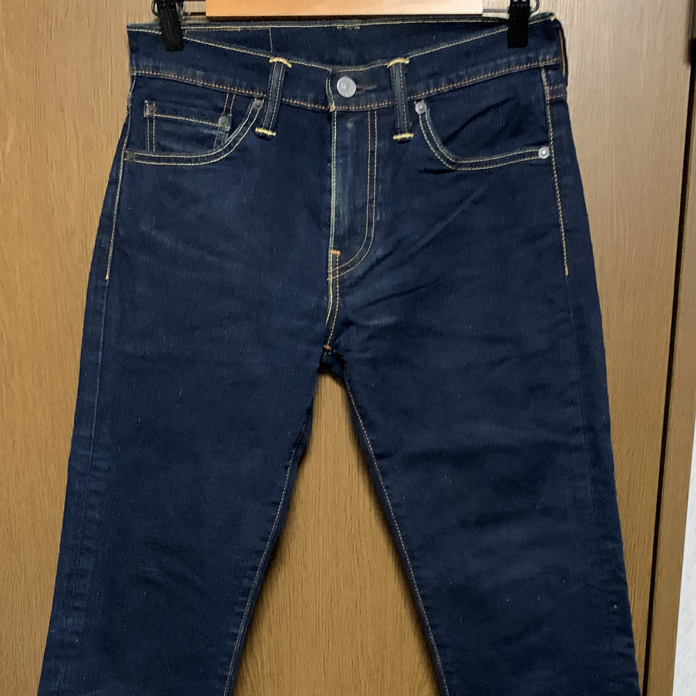 W29(L78cm)【Levi's 511|タイトデニム】リーバイス ネイビー ストレッチ素材 スリム 縦落ち拍卖