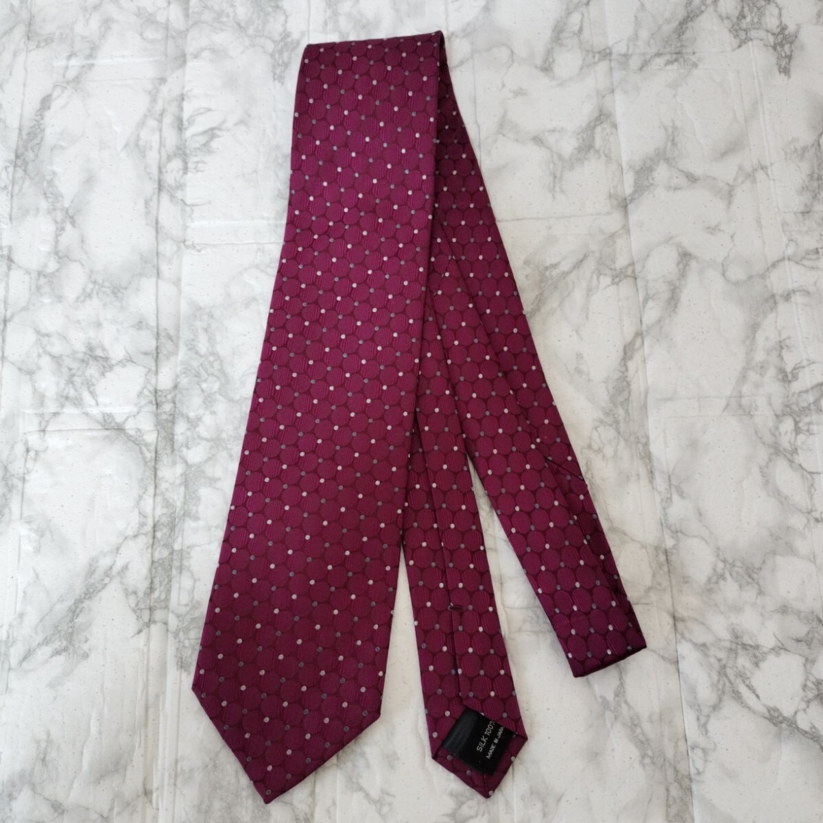 レノマ バーガンディ ドットネクタイ拍卖