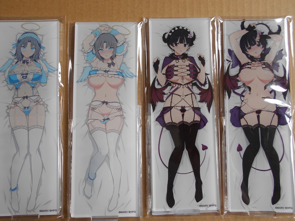 ディ・テクノ 「閃乱カグラ」 雪泉(天使ver.)& 夜桜(悪魔ver.) アクリルスタンドA&B 4点セット拍卖