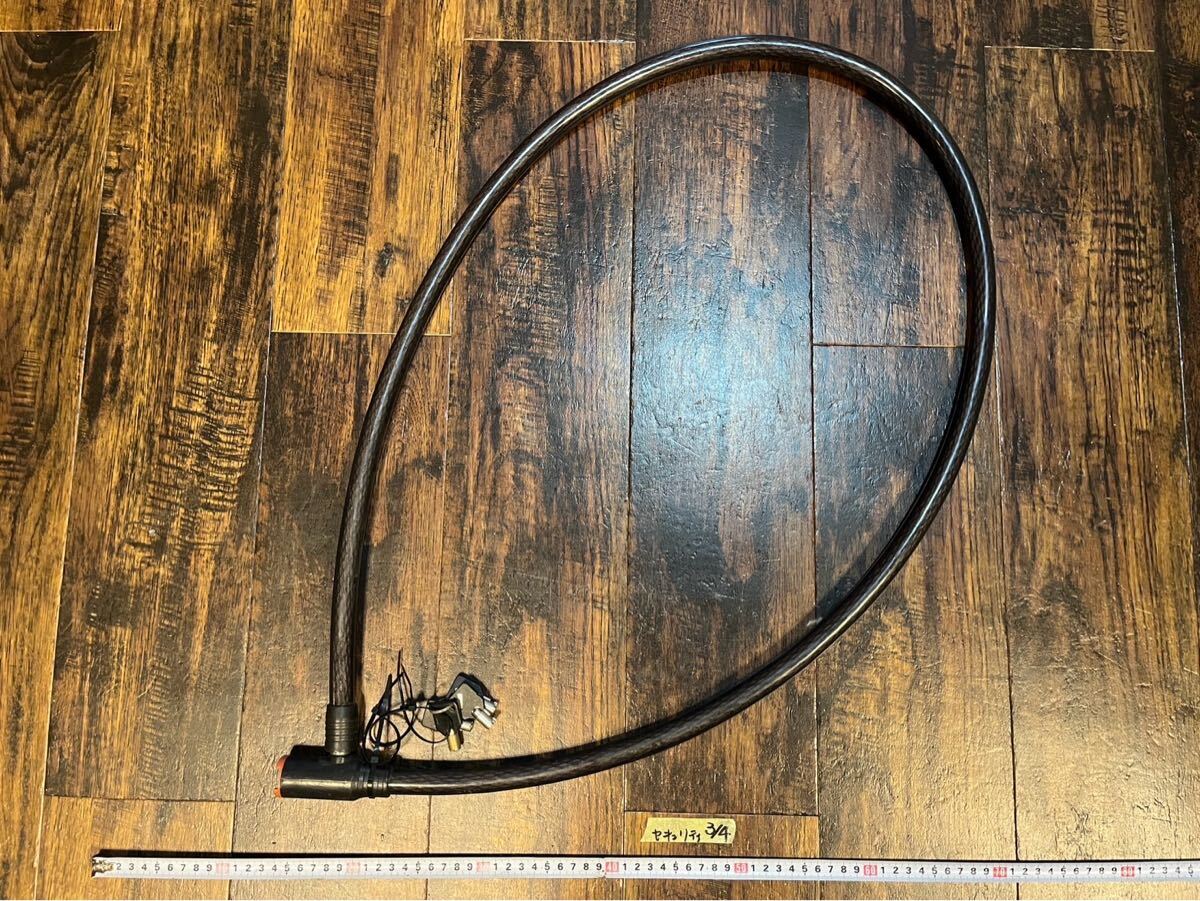 ハーレーにて使用!盗難防止グッズ ワイヤーロック拍卖